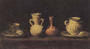 Francisco de Zurbaran Still Life with Pottery oil painting artist